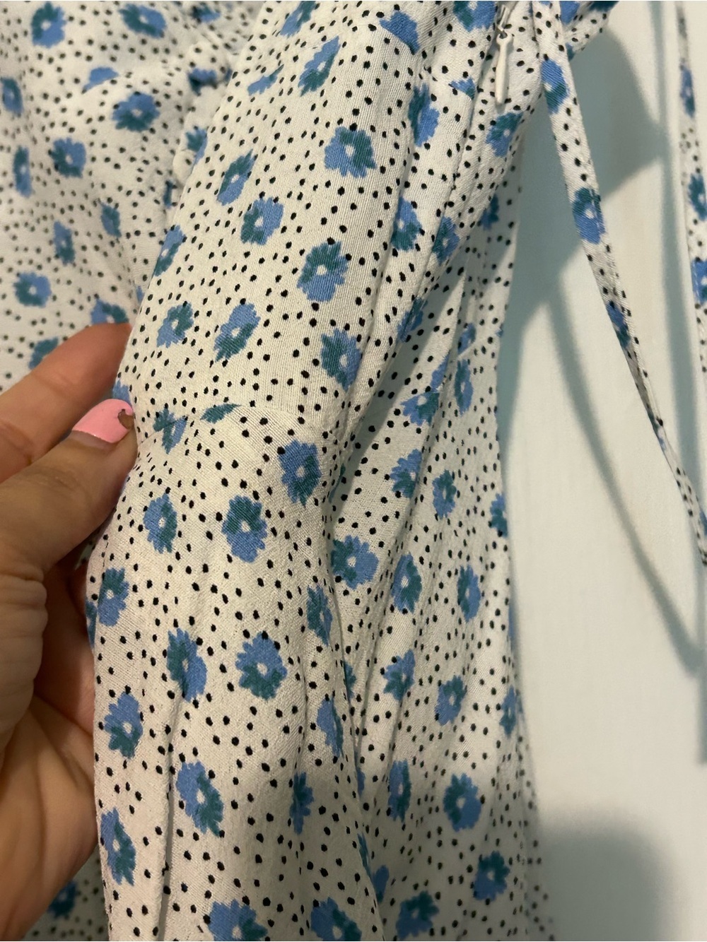 Zara Flower dress size M , spaghetti strap - Picture 8 of 13